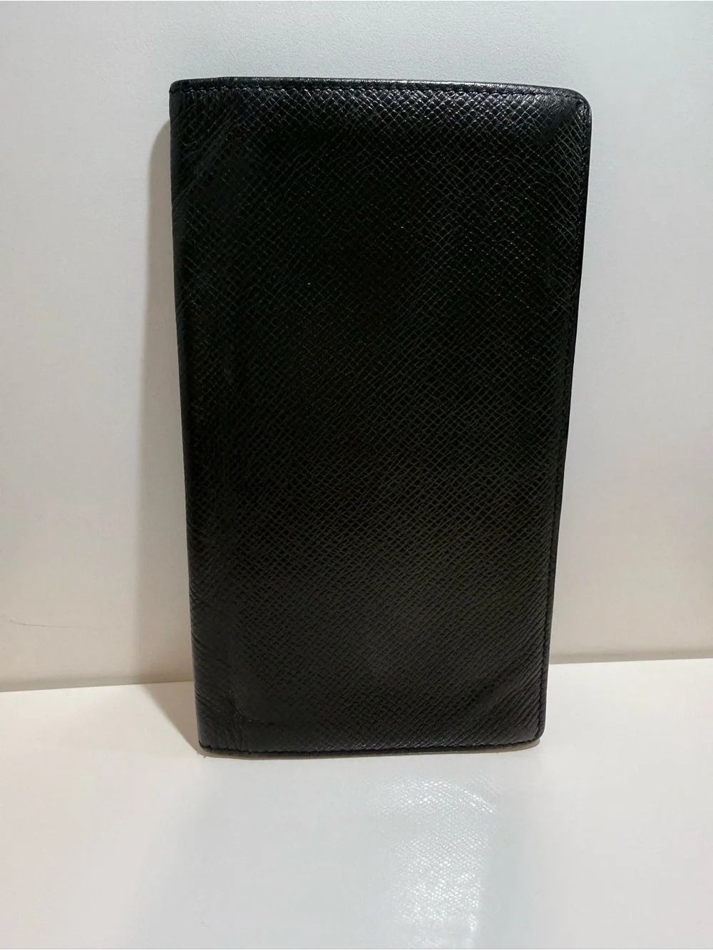 Louis Vuitton Black Taiga Long Wallet